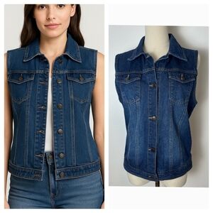 Cotton On Outerwear Denim Sleeveless vest